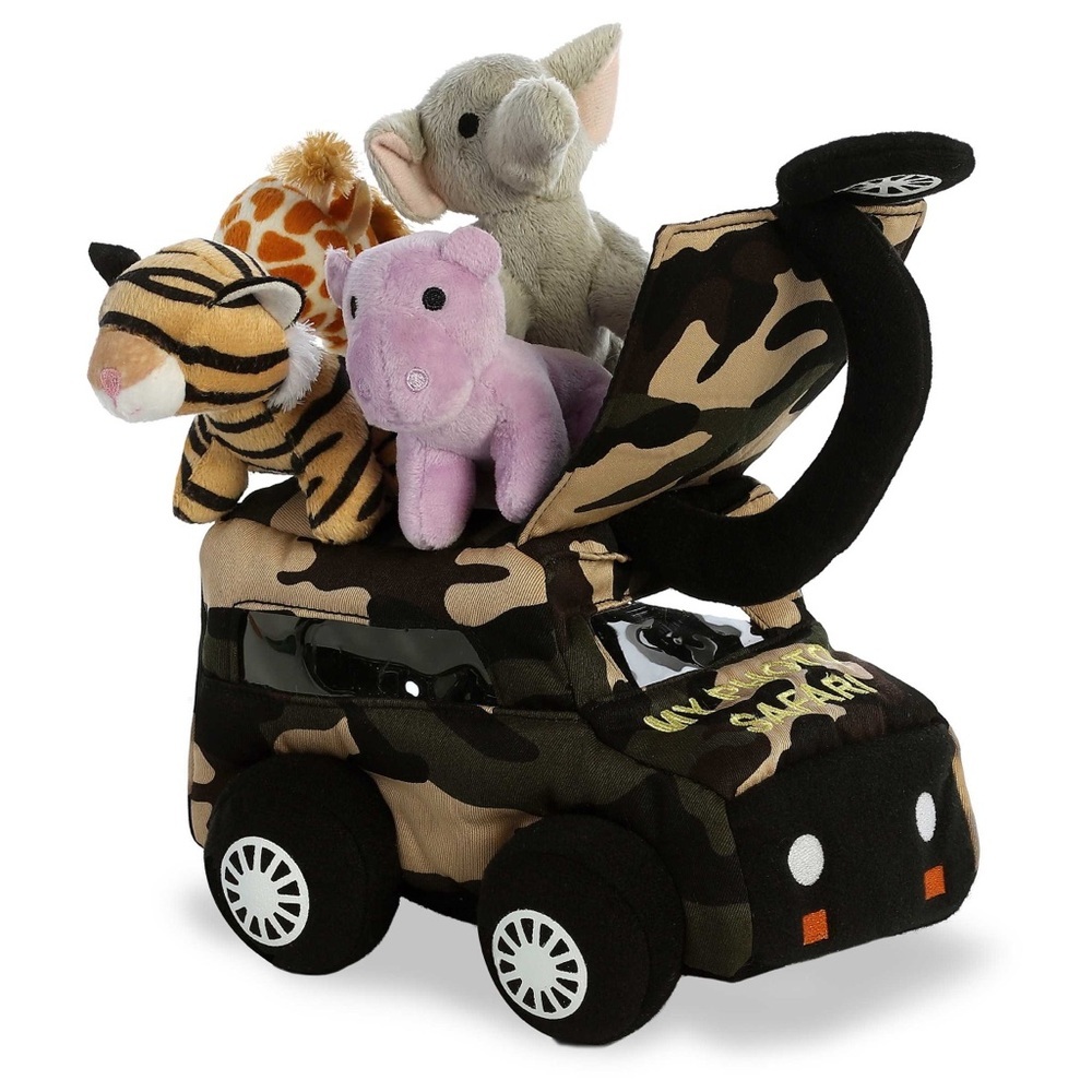 Aurora | Ebba Baby Talk My Photo Safari Plush Stuffed Animal Interactive Toy Set